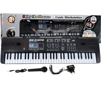 Keyboard z funkcją nauki dla dzieci 5+ Mikrofon + Nagrywanie Radio - model nr 012